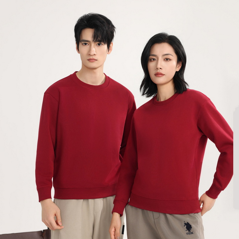 健康雙面空氣棉 潮牌情侶款圓領(lǐng)衛(wèi)衣